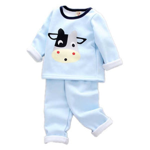 Baby girl clothes two-piece cotton suit clothes baby girl clothes cute Mickey cartoon dot print casual sportswear baby clothes