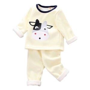 Baby girl clothes two-piece cotton suit clothes baby girl clothes cute Mickey cartoon dot print casual sportswear baby clothes