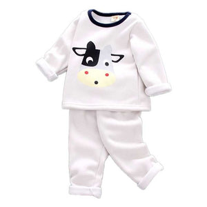 Baby girl clothes two-piece cotton suit clothes baby girl clothes cute Mickey cartoon dot print casual sportswear baby clothes