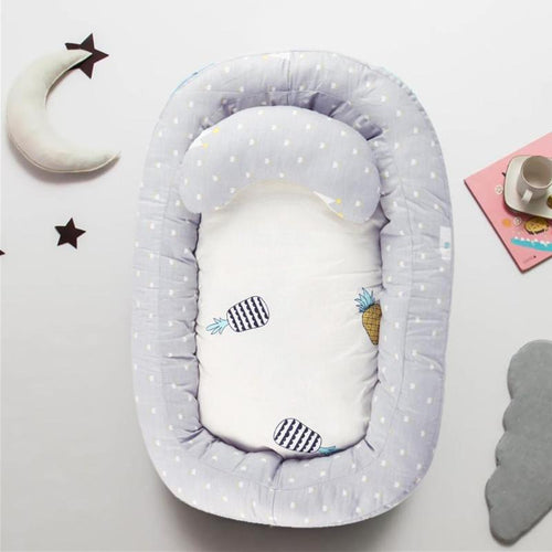 Portable Baby Nest Bed Removable Travel Crib Nursery Infant Sleeping Cotton Toddler Cradle Bassinet Independently Adaptability