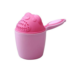 Cartoon Baby Bath Caps Baby Shampoo Cup Children Bathing Bailer Baby Shower Spoons Child Washing Hair Cup Kids bath Tool