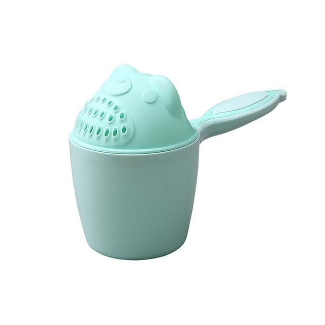 Cartoon Baby Bath Caps Baby Shampoo Cup Children Bathing Bailer Baby Shower Spoons Child Washing Hair Cup Kids bath Tool